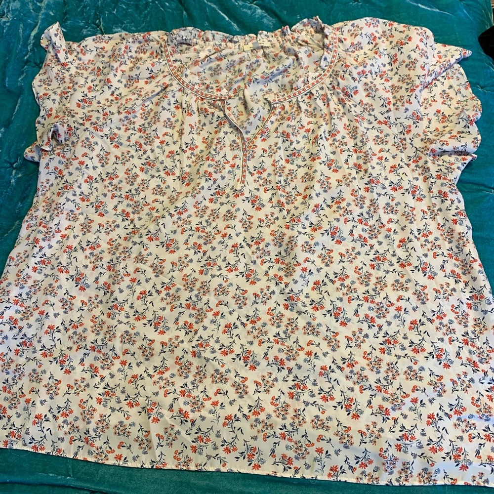 Max Studio Floral Print Women's Top